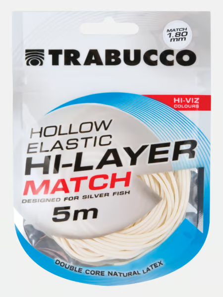 Trabucco Elastico Cavo HI-LAYER HOLLOW ELASTIC MATCH