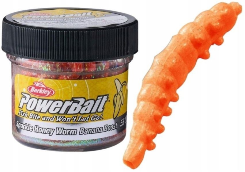 Berkley POWERBAIT POWER HONEY WORM 2.5cm 60gr GARLIC