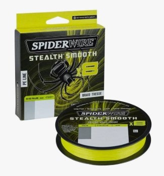 4694 Spiderwire Filo STEALTH SMOOTH X8 PE BRAID YELLOW