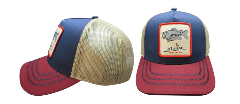 MoliX CAPPELLINO TRUCKER HAT BLACK  BASS NAVY/CREAM