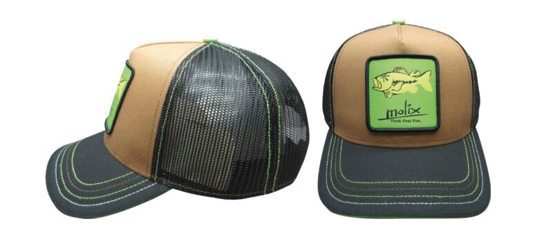 MoliX CAPPELLINO TRUCKER HAT BLACK  BASS BROWN/BLACK