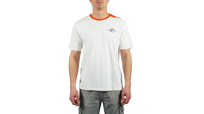 Colmic T-Shirt White/Orange