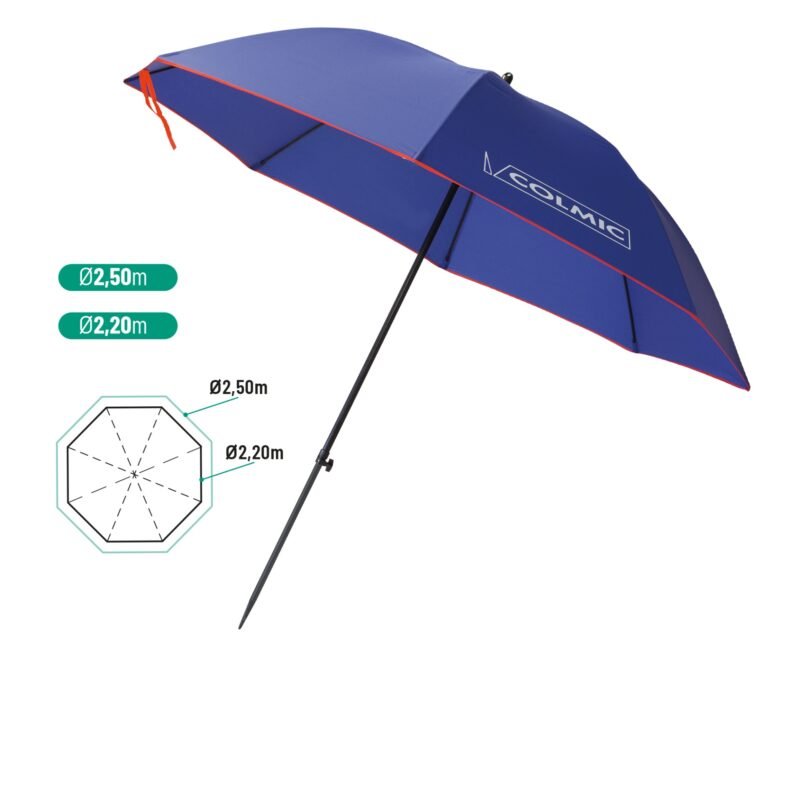 5649 Colmic Ombrellone Trend Fiberglass Umbrella