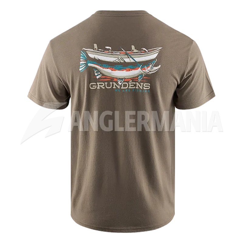 Grundens Drift Boat SS T-Shirt Otter
