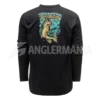 Grundens Bass Popper LS Tech Tee Black