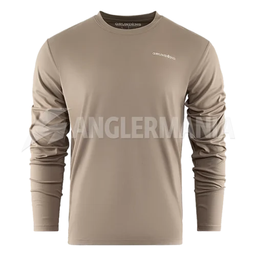 Grundens Bass Popper LS Tech Tee Otter