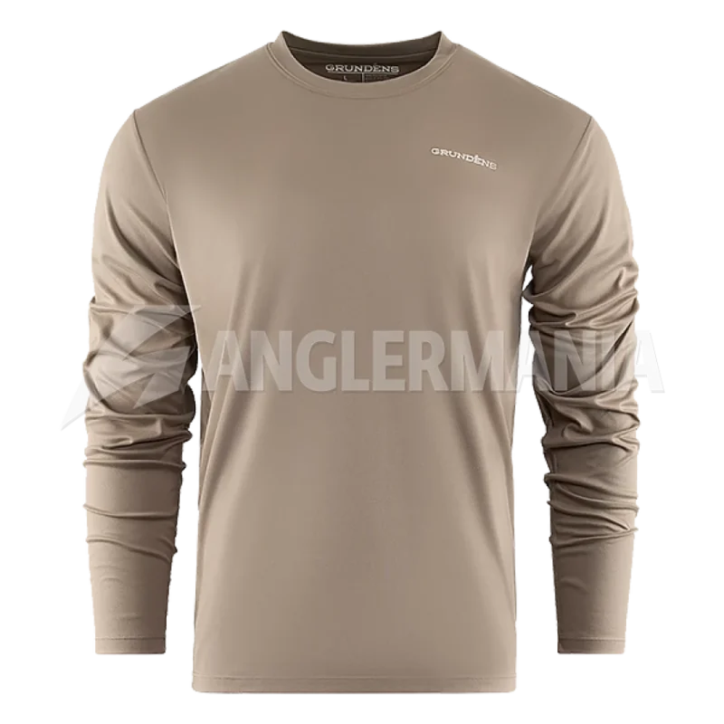 Grundens Bass Popper LS Tech Tee Otter