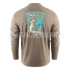 Grundens Bass Popper LS Tech Tee Otter